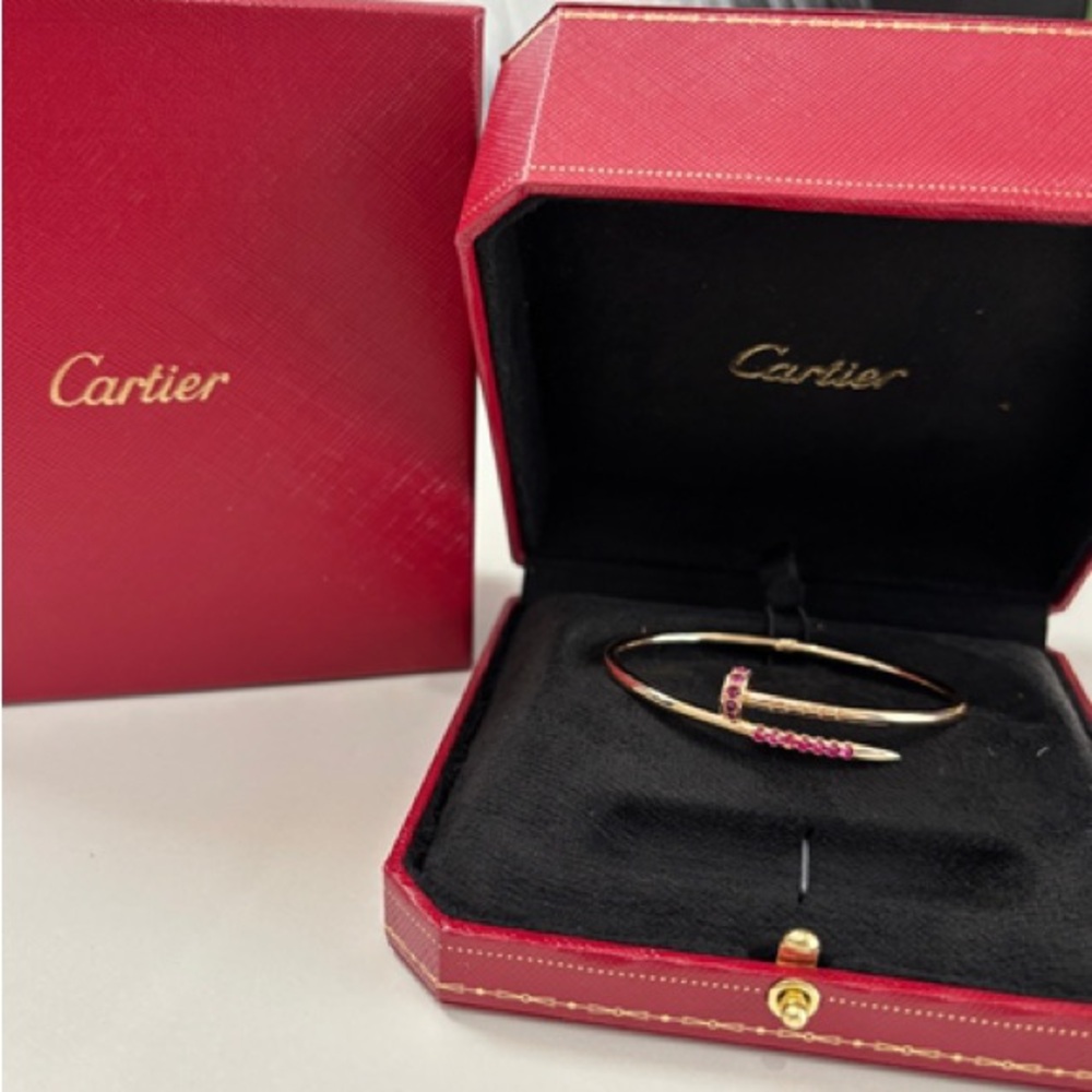 Cartier pink diamond bracelet